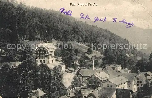 AK / Ansichtskarte Bad_Rippoldsau_Schwarzwald Panorama Bad_Rippoldsau