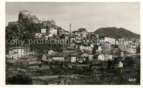 AK / Ansichtskarte Corte Vue generale la Citadelle Corte