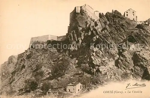 AK / Ansichtskarte Corte La Citadelle Corte
