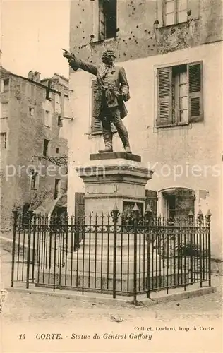 AK / Ansichtskarte Corte Statue du General Gaffory Corte