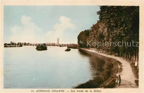 AK / Ansichtskarte Auxonne Les bords de la Saone Auxonne