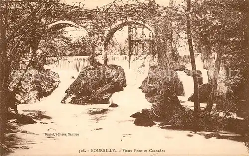 AK / Ansichtskarte Bourbilly Vieux Pont et Cascades Bourbilly