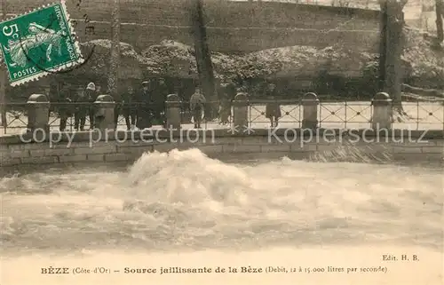 AK / Ansichtskarte Beze Source jaillissante de la Beze Beze