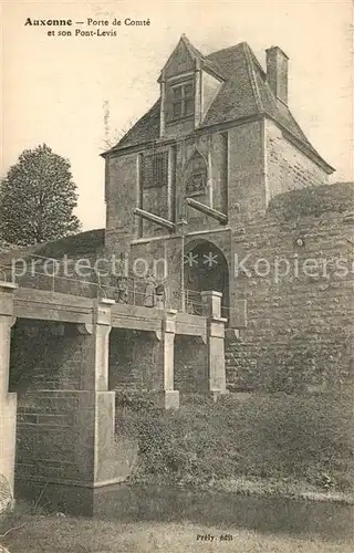 AK / Ansichtskarte Auxonne Porte de Comte et son Pont Levis Auxonne