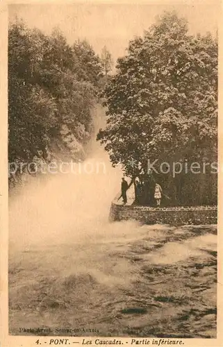 AK / Ansichtskarte Pont_Cote d_Or Les Cascades Partie inferieure Pont_Cote d_Or