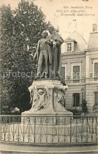 AK / Ansichtskarte Nolay_Cote d_Or_Burgund Monument Sadi Carnot Nolay_Cote d_Or_Burgund