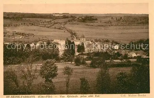 AK / Ansichtskarte Saint Seine l_Abbaye Vue generale prise cote Est Saint Seine l Abbaye