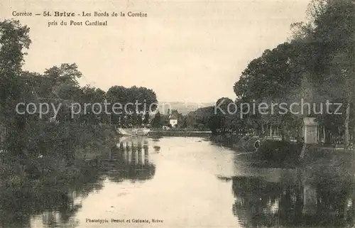AK / Ansichtskarte Brive_Correze Les Bords de la Correze pris du Pont Cardial Brive Correze