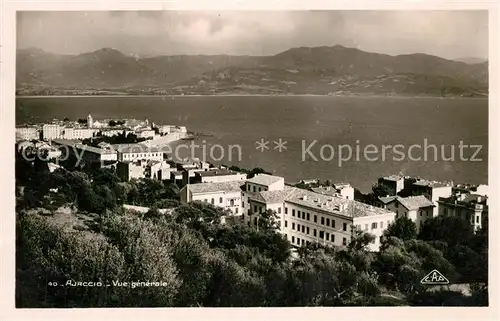 AK / Ansichtskarte Ajaccio Vue generale Ajaccio