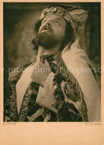 AK / Ansichtskarte Oberammergau Passionsspiele Kaiphas Rutz Hugo Oberammergau