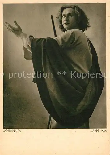 AK / Ansichtskarte Oberammergau Passionsspiele Johannes Lang Hans Oberammergau