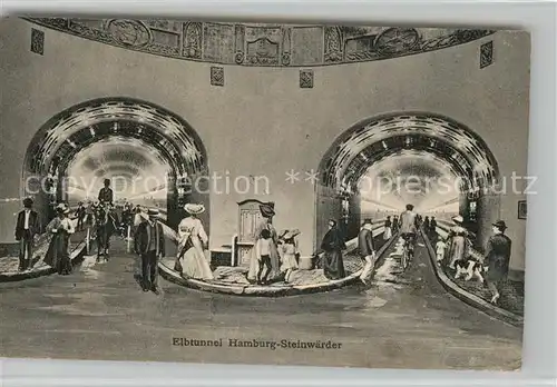 AK / Ansichtskarte Hamburg Elbtunnel Steinw?rder Hamburg