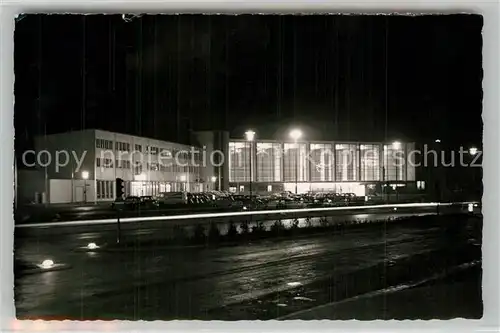 AK / Ansichtskarte Heidelberg_Neckar Hauptbahnhof bei Nacht Heidelberg Neckar