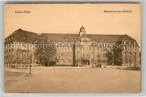 AK / Ansichtskarte Essen_Ruhr Maschinenbau Schule Essen_Ruhr
