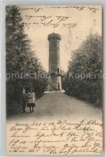 AK / Ansichtskarte Barmen_Wuppertal T?llerturm Barmen Wuppertal