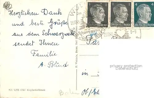 AK / Ansichtskarte Bad_Rippoldsau_Schwarzwald Stadtpanorama Kursanatorium Bad_Rippoldsau