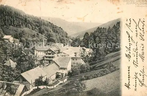AK / Ansichtskarte Bad_Rippoldsau_Schwarzwald Panorama Bad_Rippoldsau