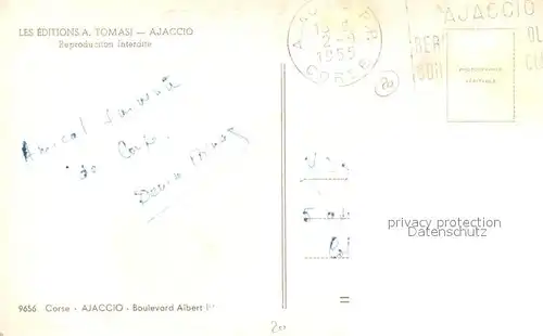AK / Ansichtskarte Ajaccio Boulevard Albert I Ajaccio