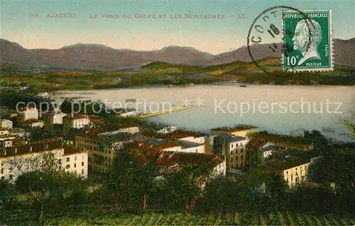 AK / Ansichtskarte Ajaccio Le Fonddu Golfe et les Montagnes Ajaccio