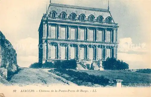 AK / Ansichtskarte Ajaccio Chateau de la Punta Pozzo di Borgo Ajaccio