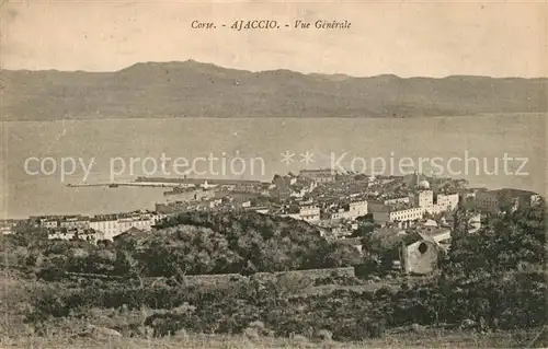 AK / Ansichtskarte Ajaccio Vue generale Ajaccio