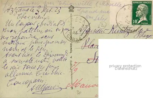 AK / Ansichtskarte Ajaccio Vue generale Ajaccio