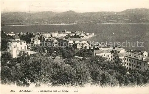 AK / Ansichtskarte Ajaccio Panorama sur le Golfe Ajaccio