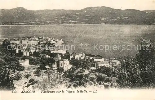 AK / Ansichtskarte Ajaccio Panorama sur la Ville et le Golfe Ajaccio