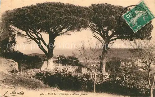 AK / Ansichtskarte Bastia Monte pianno Bastia