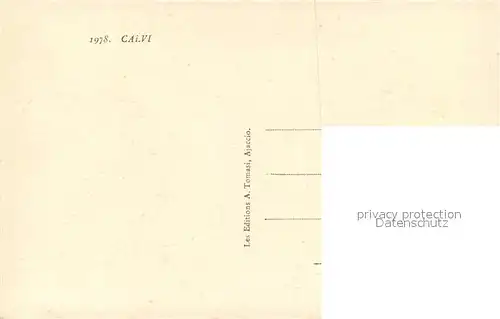 AK / Ansichtskarte Calvi Vue partielle Calvi