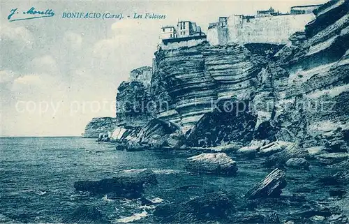 AK / Ansichtskarte Bonifacio_Corse_du_Sud Les Falaises Bonifacio_Corse_du_Sud