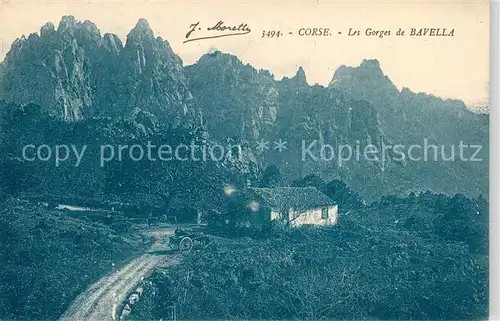 AK / Ansichtskarte Corse_Ile_de Les Gorges de Bavella Corse_Ile_de