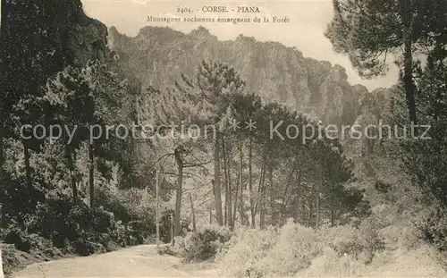 AK / Ansichtskarte Piana Montagnes rocheuses emergeant de la Foret Piana