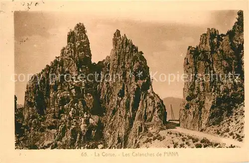 AK / Ansichtskarte Piana Les Calanches Piana