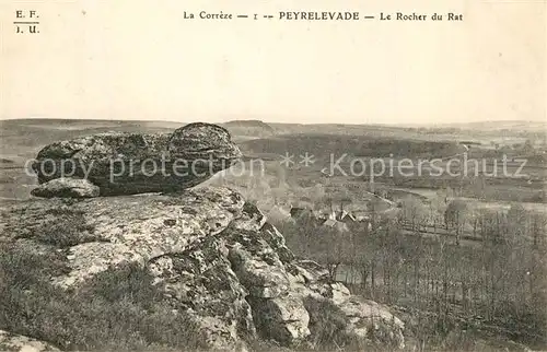 Peyrelevade Panorama Rocher du Rat Peyrelevade