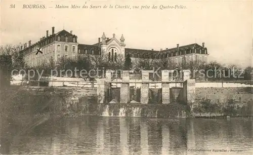 Bourges Maison Mere des Soeurs de la Charite vue prise des Quatre Pelles Bourges