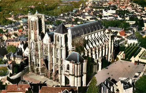 Bourges Cathedrale Saint Etienne vue aerienne Bourges