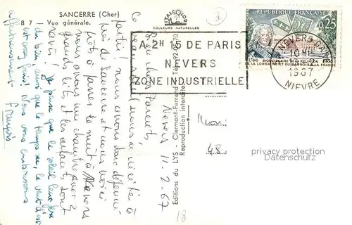 Sancerre Vue generale Sancerre