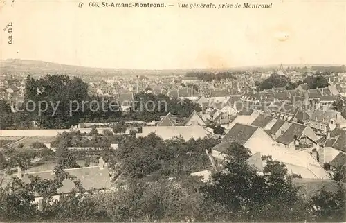 Saint Amand Montrond Vue generale prise de Montrond Saint Amand Montrond