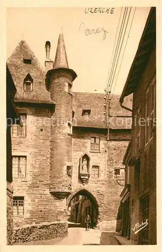 Uzerche Chateau et Porte Becharie XIe siecle Uzerche