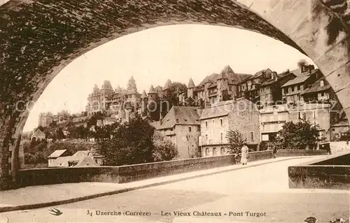 Uzerche Vieux Chateau Pont Turgot Uzerche