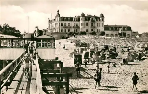 Zinnowitz_Ostseebad Strand Seebruecke Ferienheim Glueck auf Zinnowitz_Ostseebad