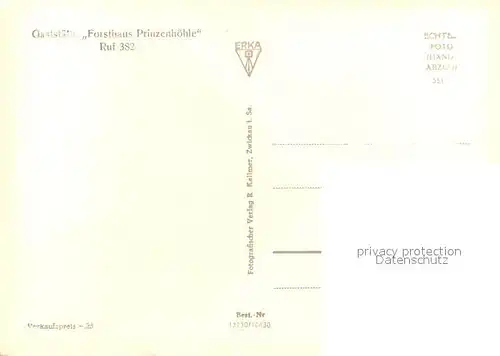 Stein_Hartenstein Gaststaette Forsthaus Prinzenhoehle Stein_Hartenstein