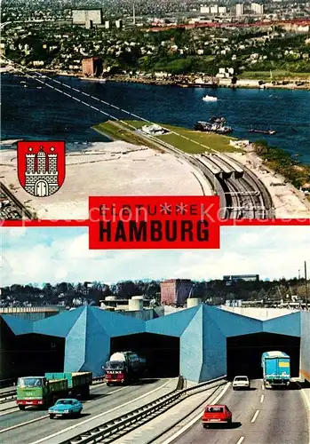 Hamburg Neuer Elbtunnel Hamburg