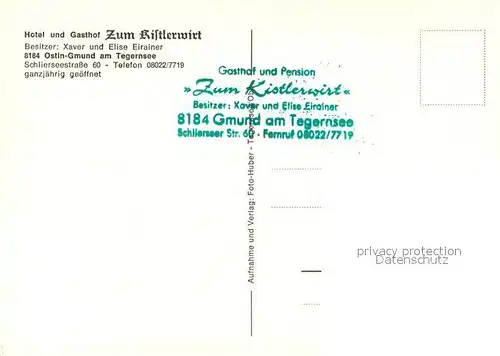 Ostin_Tegernsee Hotel Gasthof Zum Kistlerwirt Ostin_Tegernsee