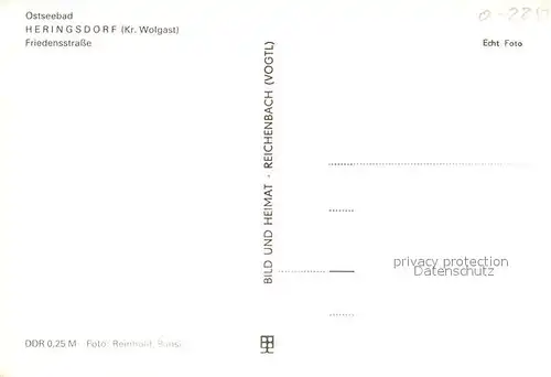 Heringsdorf_Ostseebad_Usedom Friedensstrasse Heringsdorf_Ostseebad