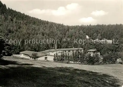 Frankenhain_Thueringen Ferienheim des VEB Braunkohlenkombinat Geiseltal Frankenhain Thueringen