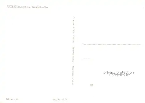 Neuschmoelln_Bischofswerda FDGB Erholungsheim Neuschmoelln Bischofswerda