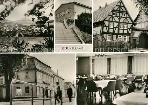 Uder Panorama FDGB Ferienheim Solidaritaet Fachwerkhaus Konsum Gaststaette FDGB Ferienheim Uder