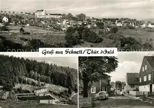 Schnett Panorama Freibad Strassenpartie Schnett